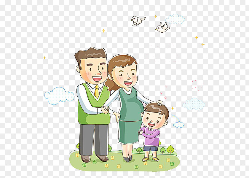 Parents And Children Walk Child Stock Illustration Parent PNG