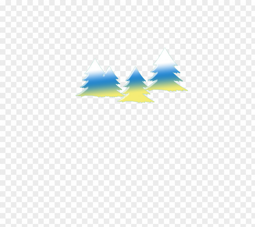 Simple Colorful Gradient Christmas Tree Decoration Logo Desktop Wallpaper Yellow Sky Font PNG