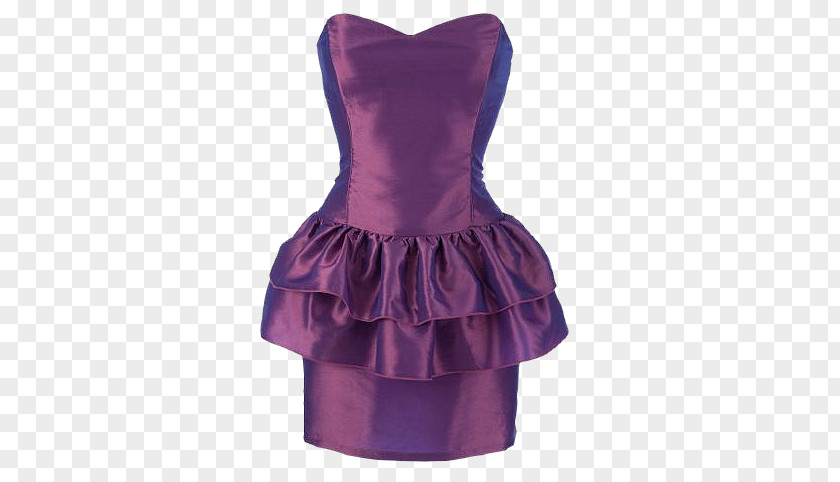 Violet Cocktail Dress Clothing PNG