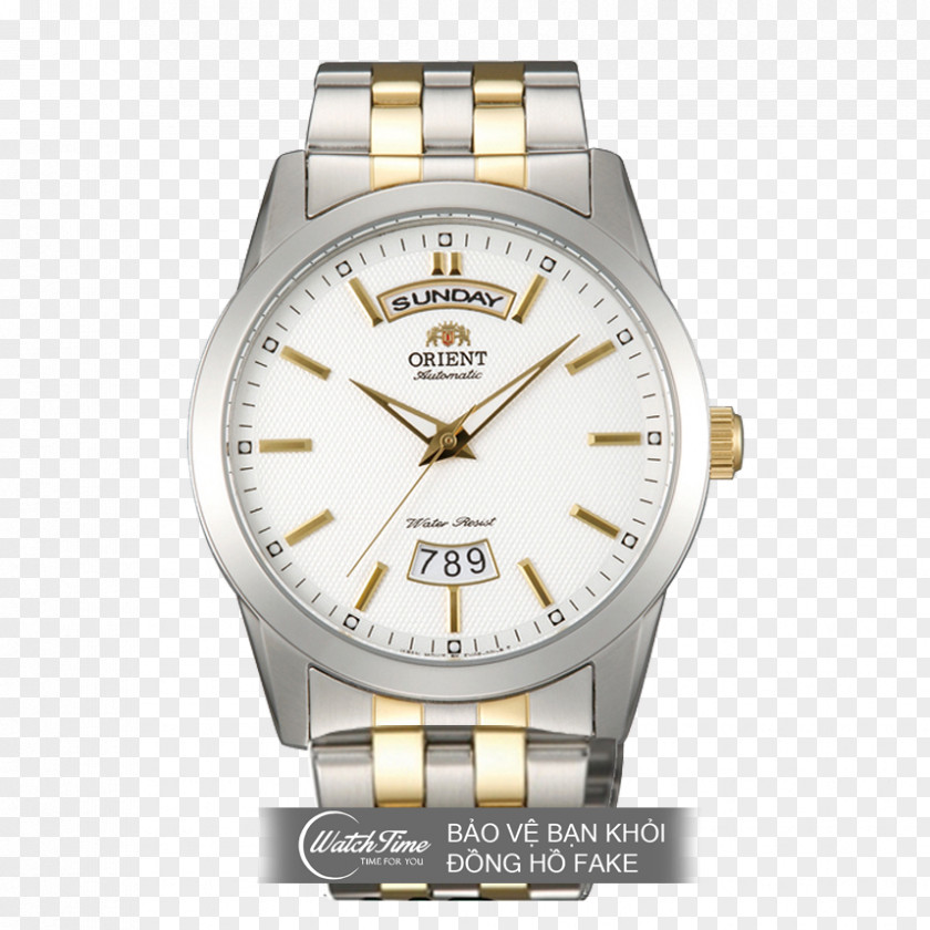 Watch Orient Clock Bracelet Steel PNG