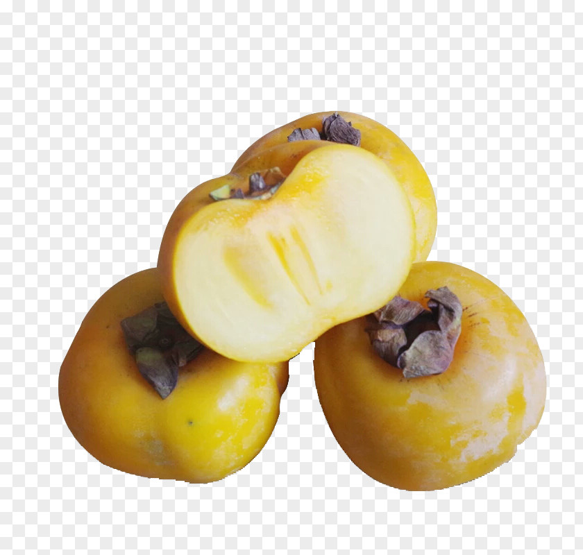 Crisp Persimmon Japanese Fruit PNG