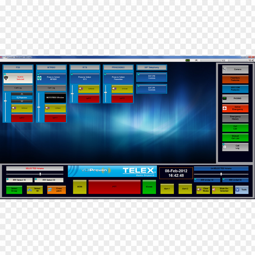 Dispatch Telex Computer Software Wireless System Console PNG