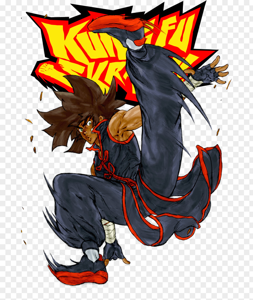 Kung Fu Poster Demon Cartoon Fiction Dragon PNG