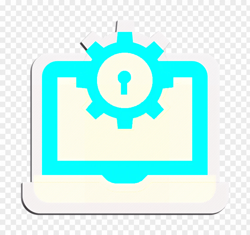 Laptop Icon Cyber System PNG