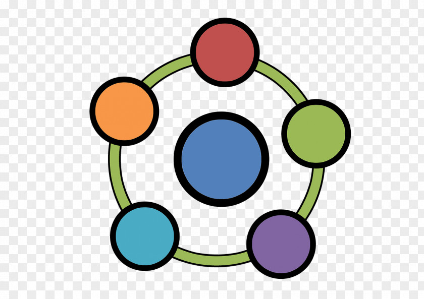 Line Art Green Circle PNG