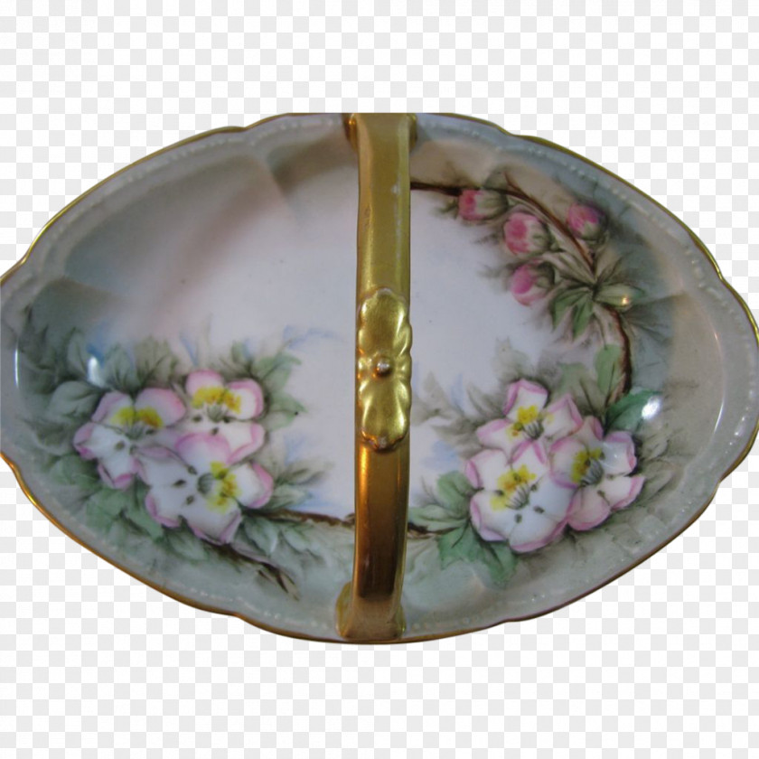 Plate Porcelain Flowerpot Oval PNG