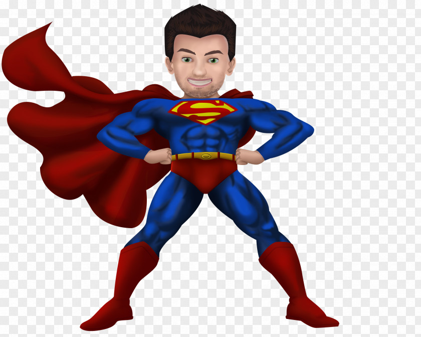 Superman Logo Cartoon Superhero Clip Art PNG