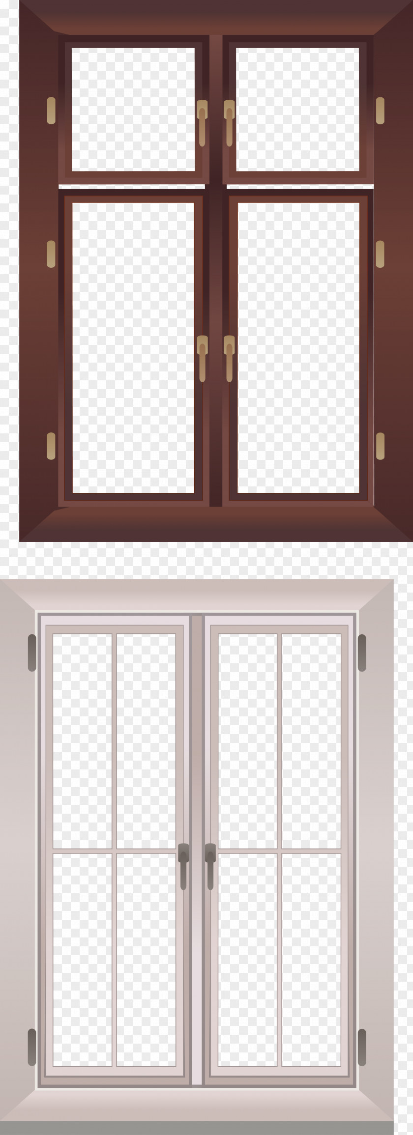 Wood Windows And Doors Vector Window Euclidean Door PNG