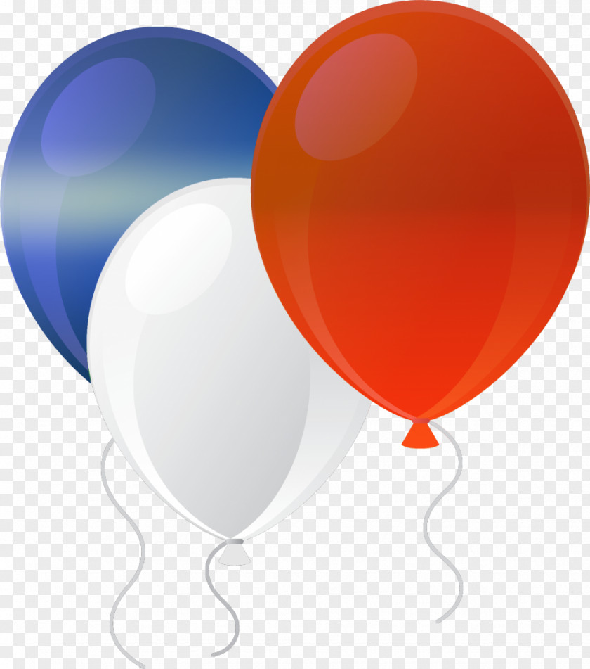 Floating Balloon Blue White Clip Art PNG