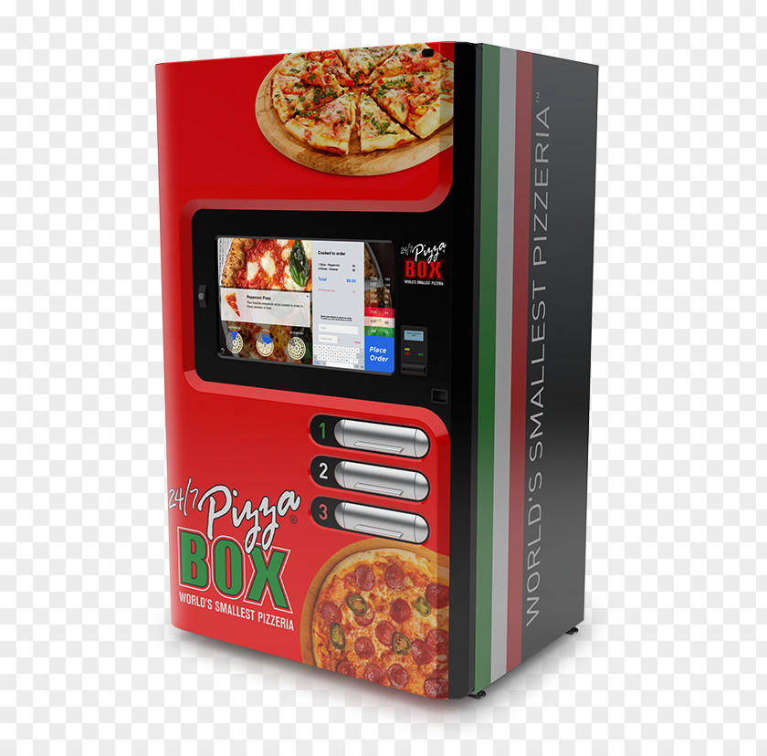 Pizza Box Let's Fast Food Vending Machines Automat PNG