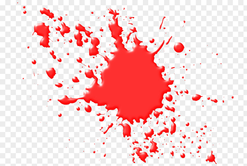 Red Splash Blood Clip Art PNG