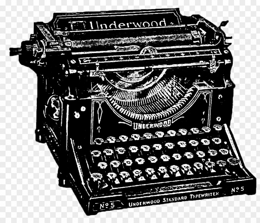 Typewriter Paper Victorian Era Clip Art PNG