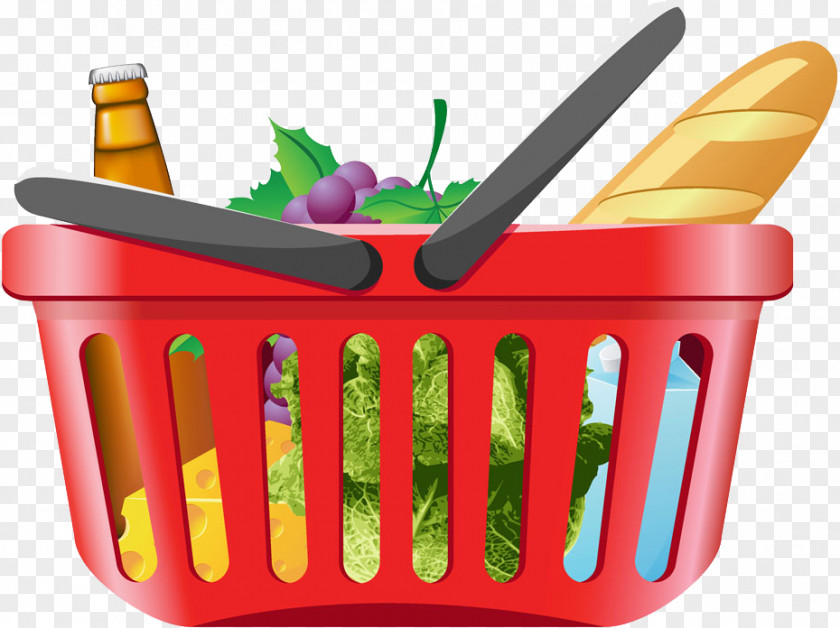 Yardlong Bean Grocery Store Shopping Cart Clip Art Vector Graphics Supermarket PNG