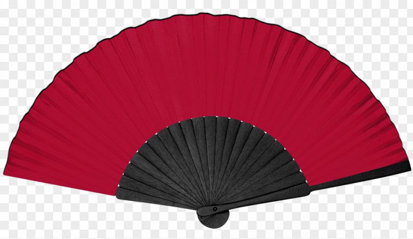 Batik Modern Hand Fan Magenta Maroon PNG