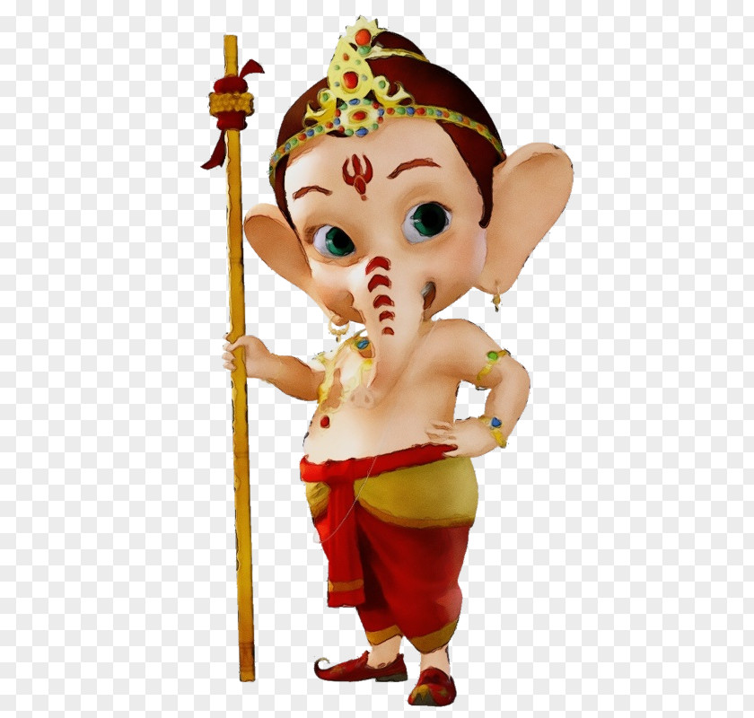 Figurine Costume Ganesh Chaturthi India PNG