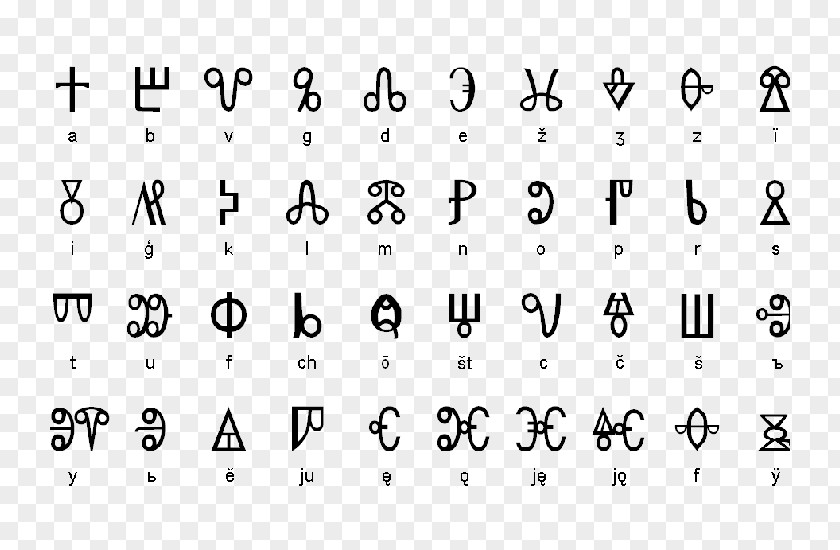 Saints Cyril And Methodius Glagolitic Script Alphabet Cyrillic Bulgarian PNG