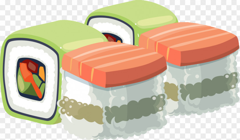 Vector Delicious Sushi Japanese Cuisine Stuffing Fast Food PNG