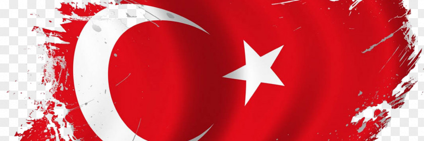Flag Of Turkey Star And Crescent Moon PNG
