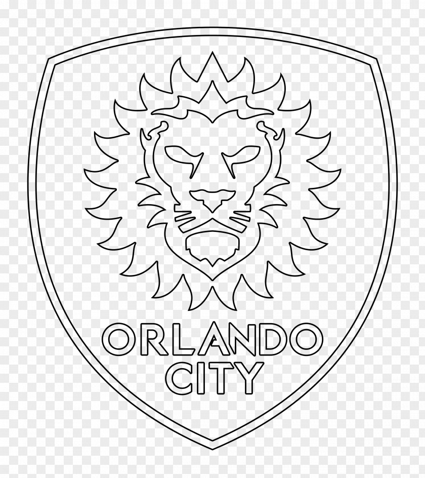 Football Orlando City SC MLS Coloring Book Drawing PNG