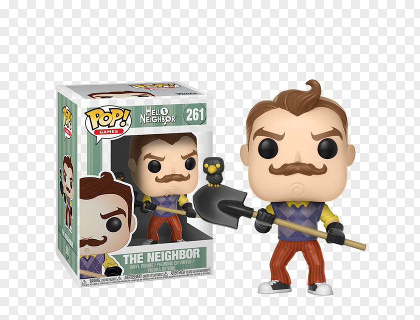 Funko Pop Hello Neighbor Collectable Dynamic Pixels Video Game PNG