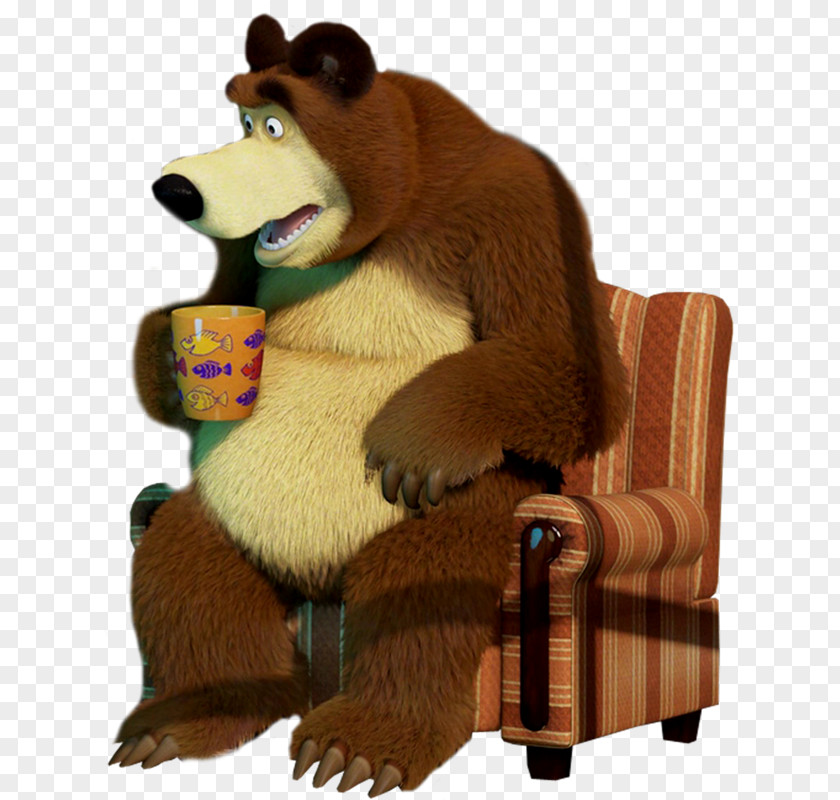 Masha And The Bear Drawing Animation PNG