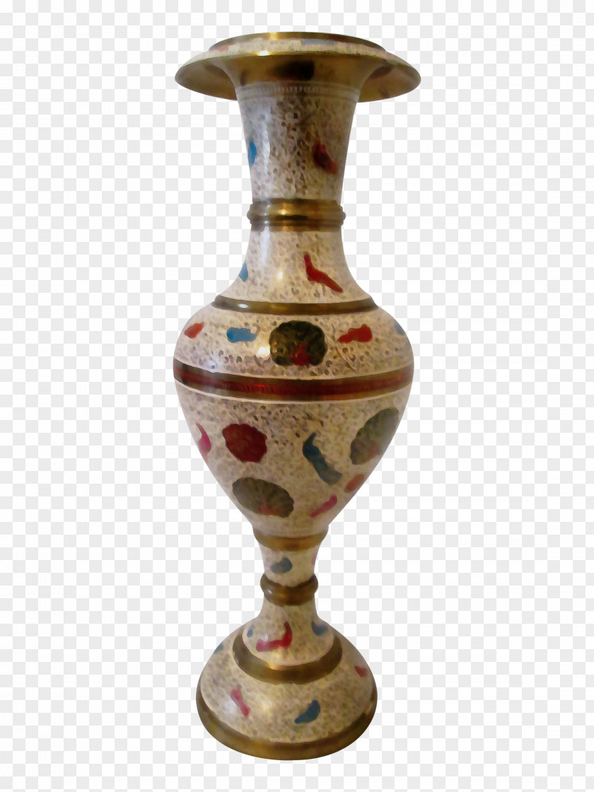 Metal Interior Design Vase Ceramic Artifact Antique Brass PNG