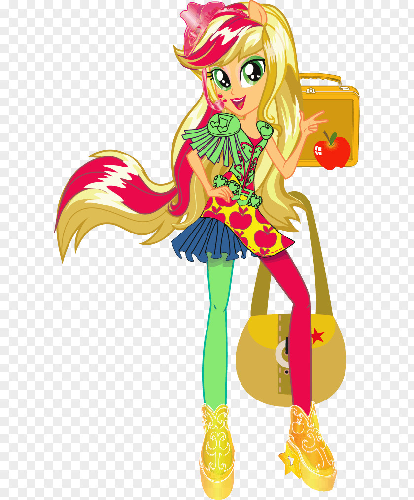 My Little Pony Equestria Girls Rainbow Rocks Applejack Dash Pony: Ekvestrio PNG