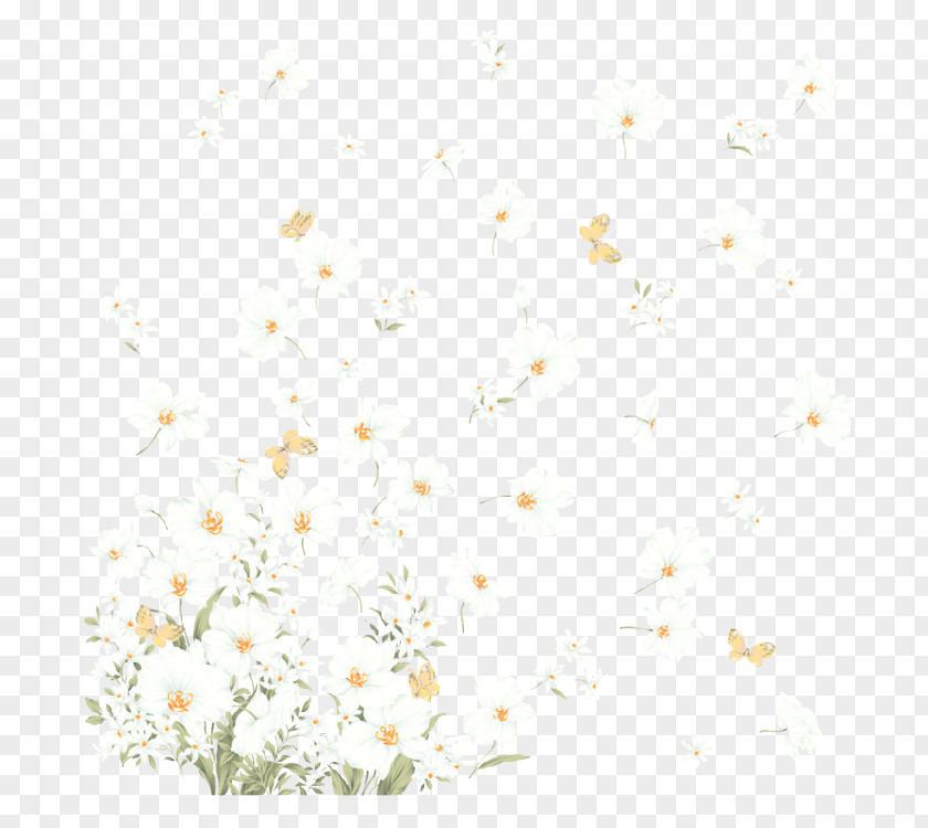 Small White Flowers Flower Wallpaper PNG