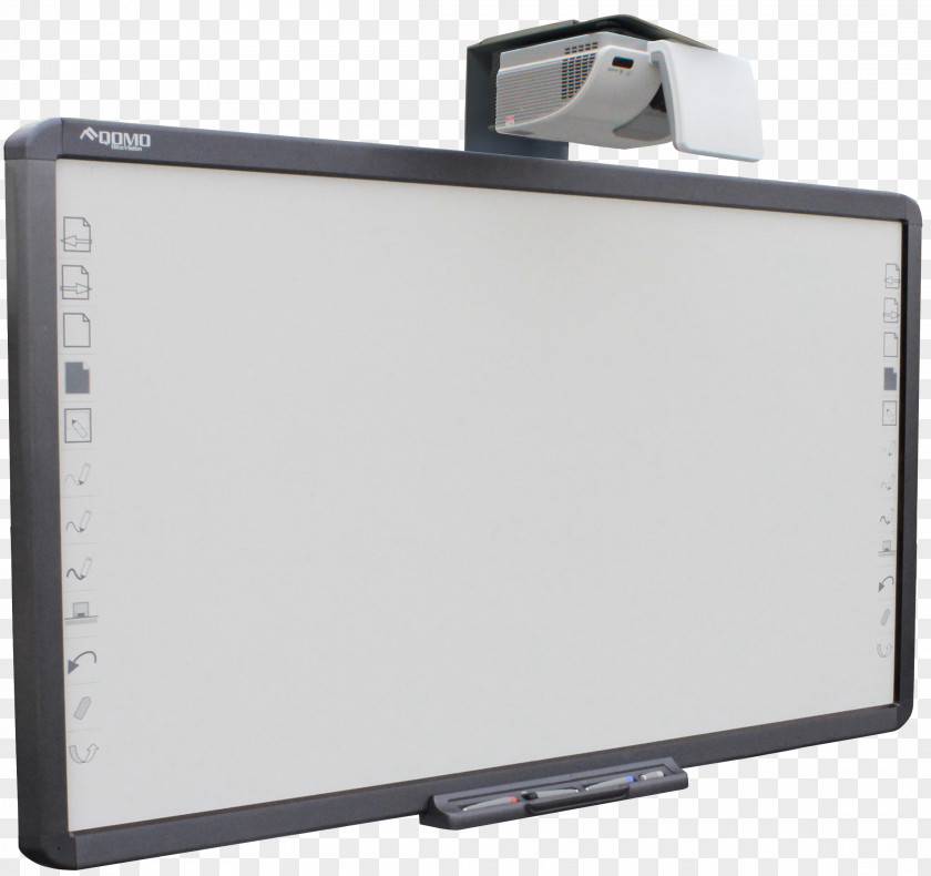 Whiteboard Interactive Dry-Erase Boards Computer Smart Board Classroom PNG