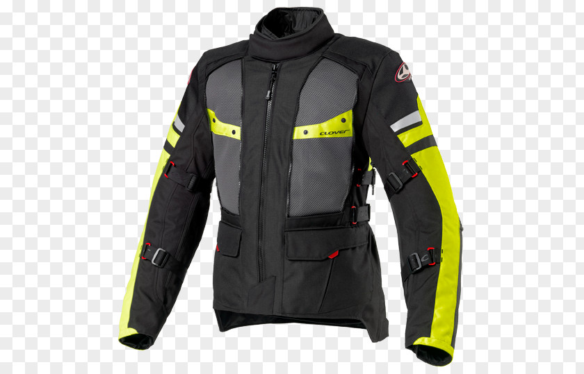 Clover Jacket Coat Clothing Outerwear Motorcycle PNG