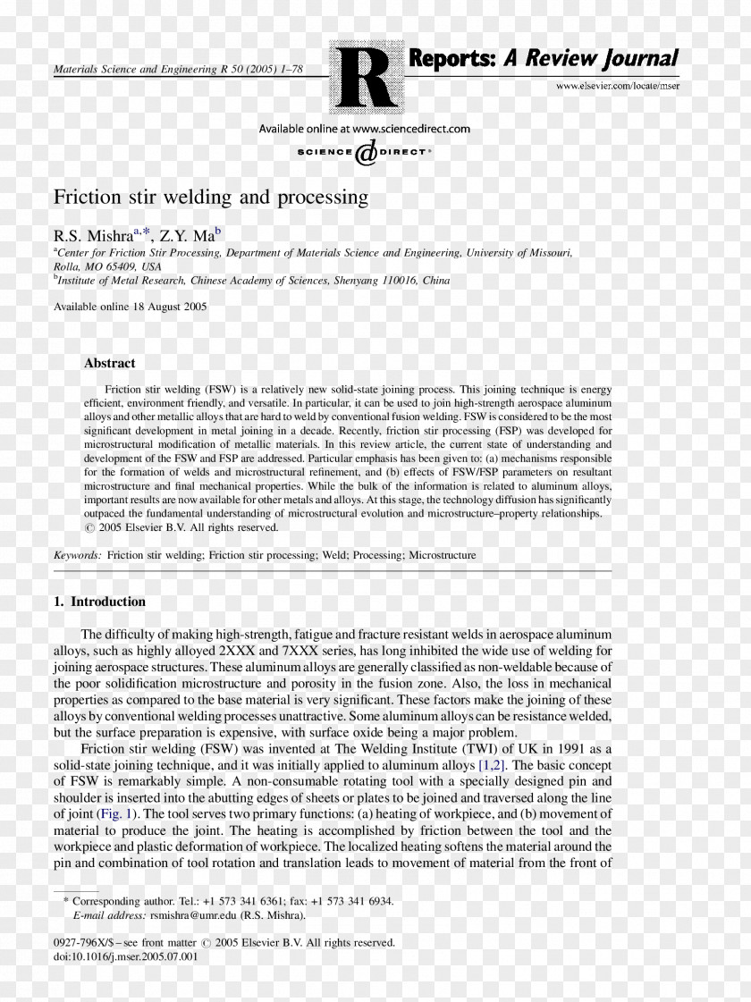 Friction Stir Welding Essay Research Paper PNG