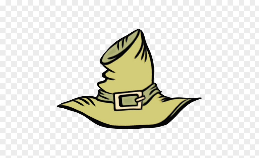 Hat Costume Yellow Line Plants PNG