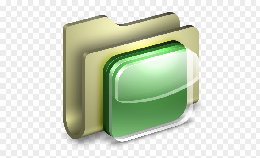 IOS Icons Folder Rectangle Green PNG