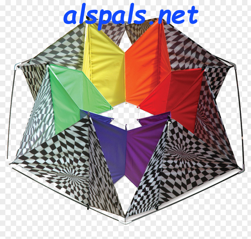 Wind Box Kite Ripstop Design PNG