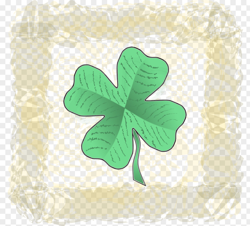Clover Background Watercolor Painting Line Art Clip PNG