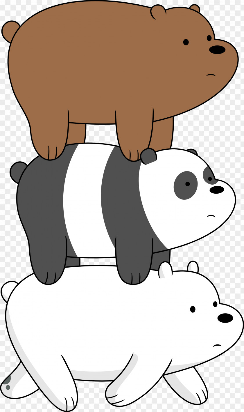 Bear We Bare Bears: Go Everywhere Handbook Giant Panda DVD Cartoon Network PNG