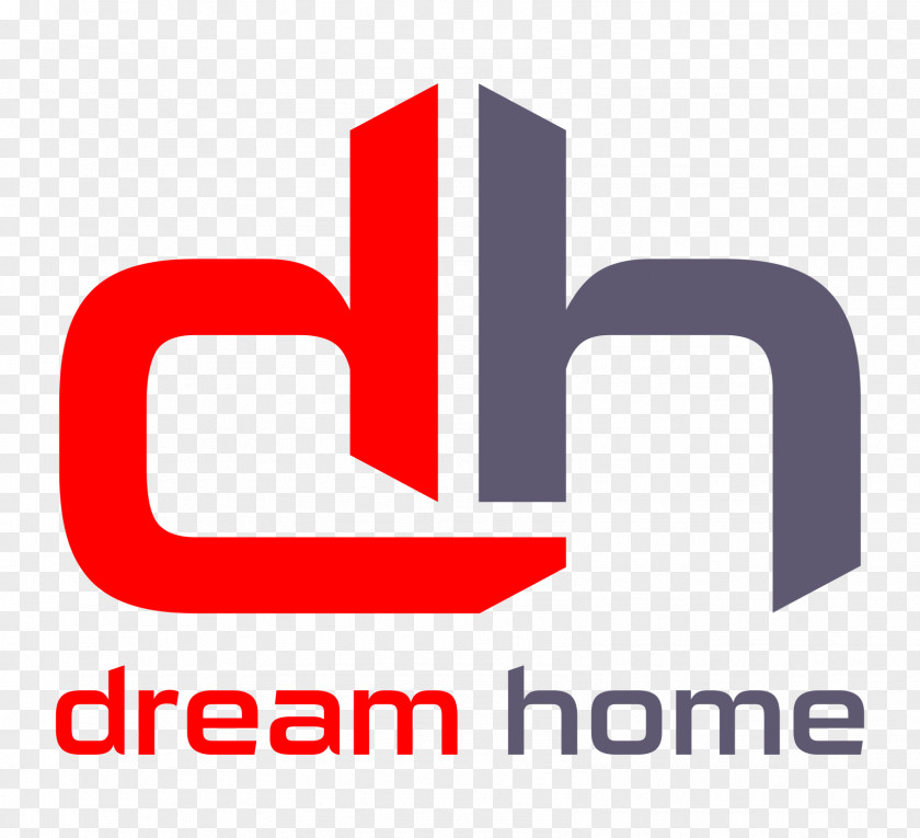 Dream House Brand Logo Construction Product Design PNG