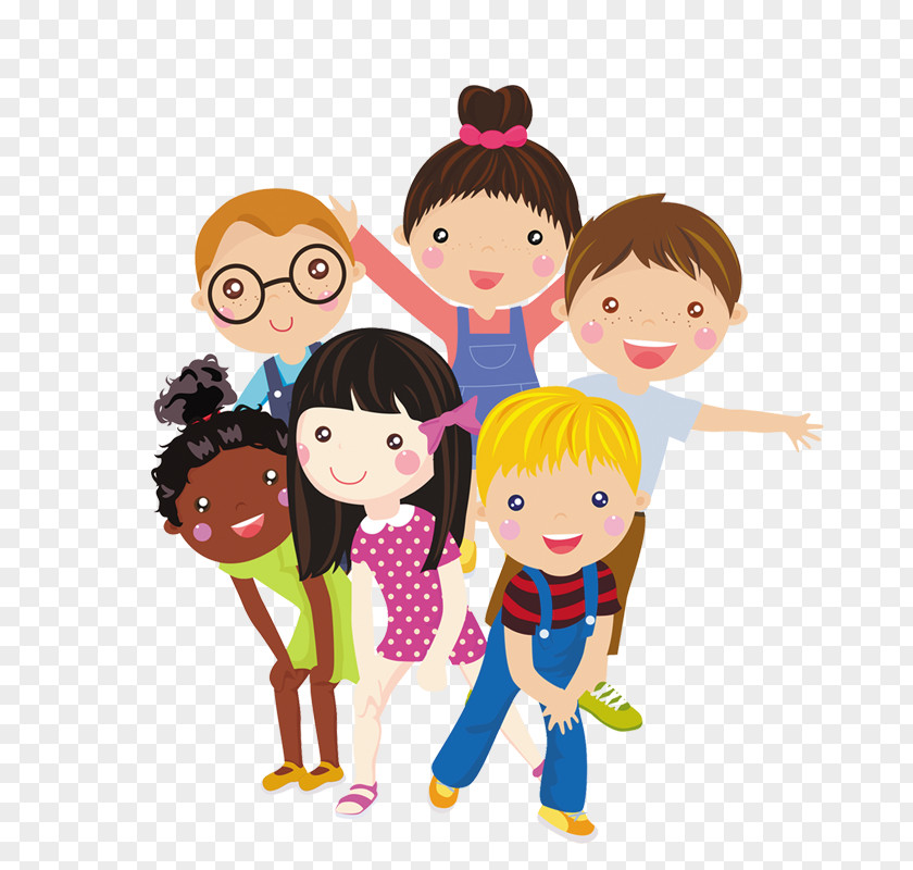 Group Of Children Child Cartoon Royalty-free Illustration PNG