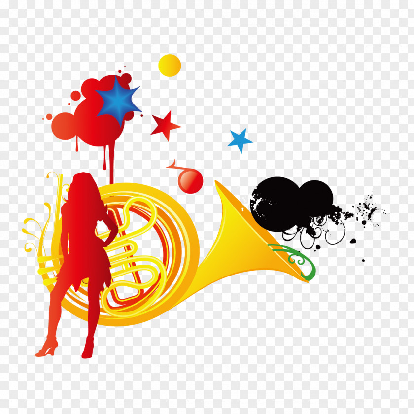 Music PNG , Creative speaker element clipart PNG