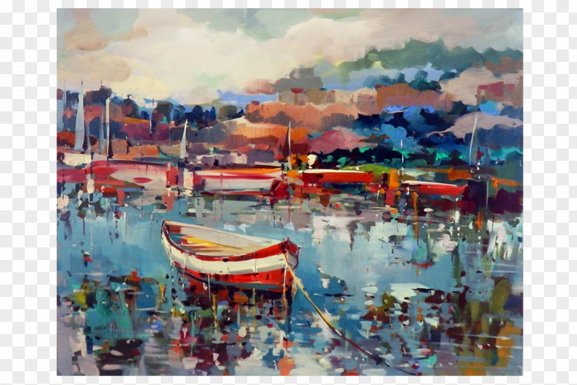 Painting Watercolor Water Transportation Bayou PNG