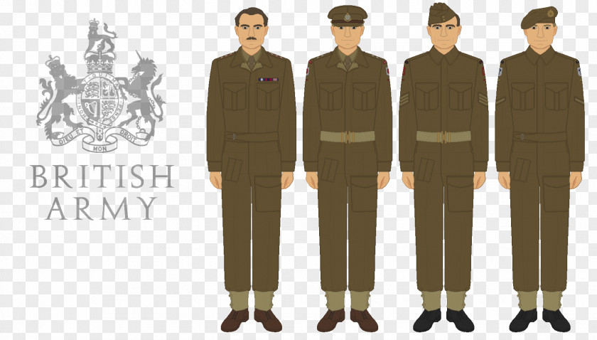 Uniform British Battledress Uniforms Of The Army Military Rank PNG