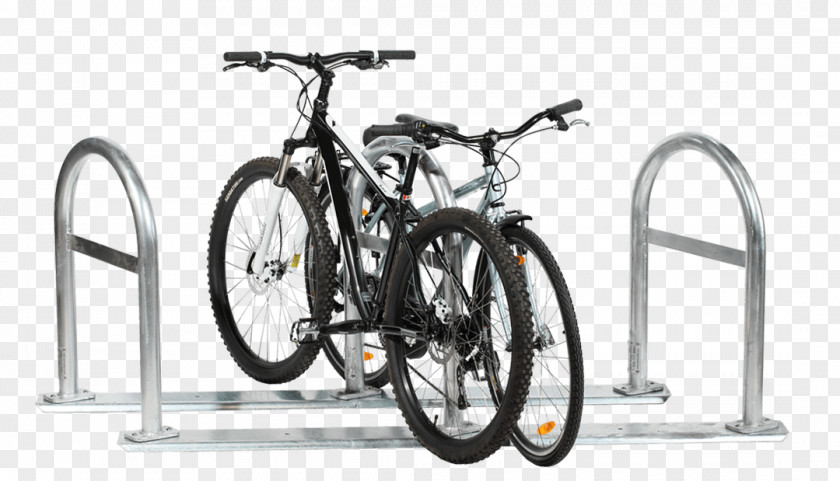 Bikes Bicycle Wheels Parking Rack Handlebars PNG