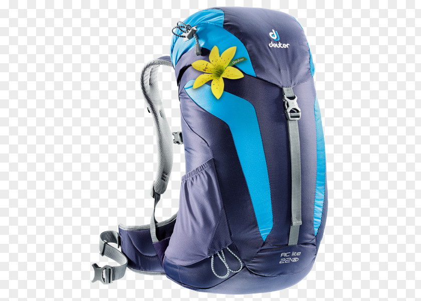 Blueberry Deuter Sport Backpacking Hiking Bag PNG