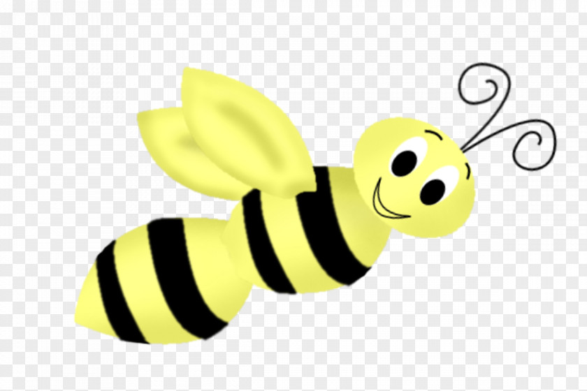 Cute Little Bee Honey Cartoon PNG