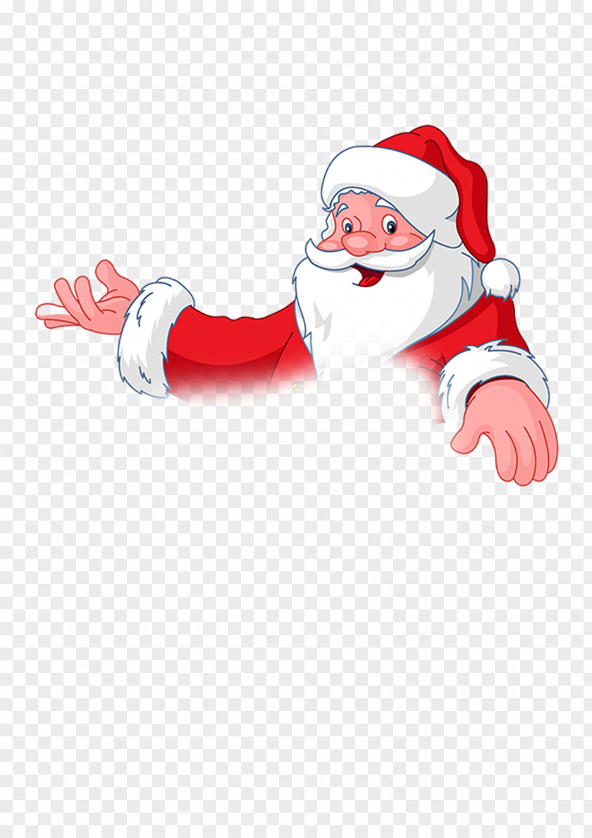 Cutout Christmas Santa Claus Free HD Clips Beard PNG