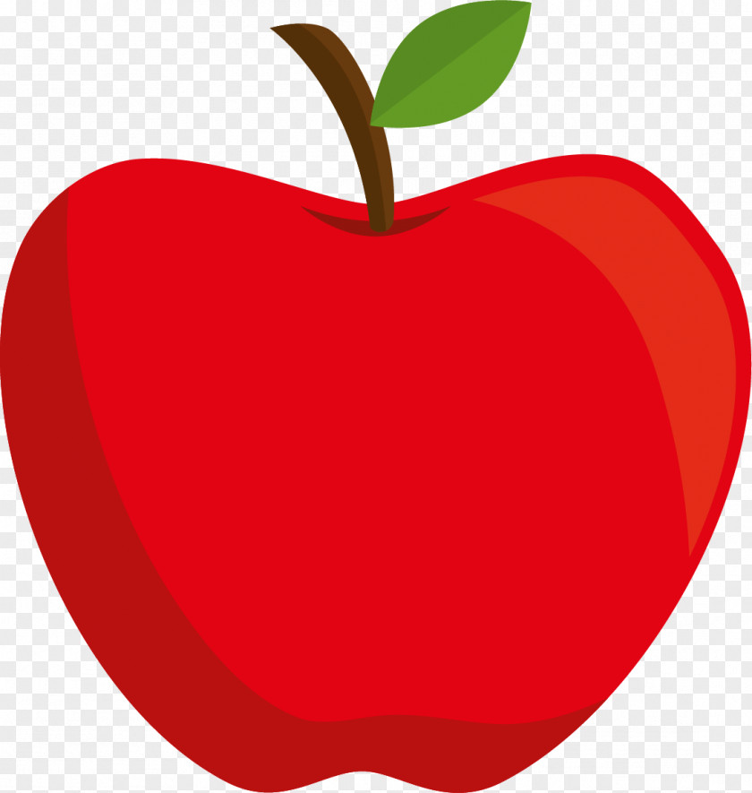 Hand Painted Red Apple Download Clip Art PNG