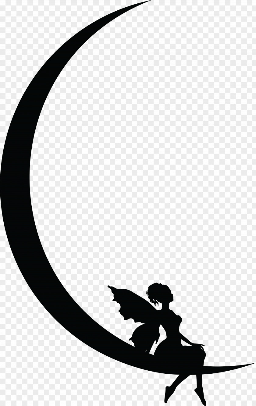 Moon Silhouette Clip Art PNG