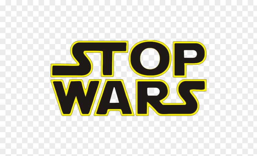 Stop War T-shirt Logo Brand Yellow PNG