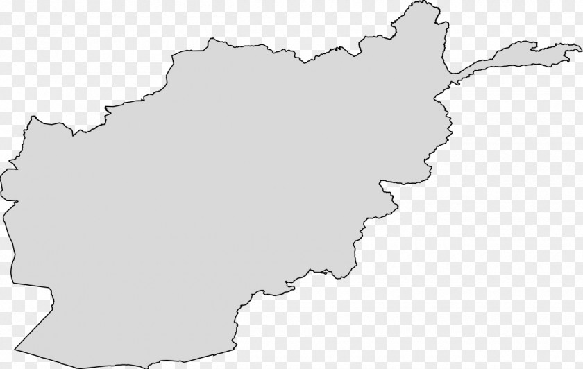 Afghanistan Cliparts Map Black And White Tree PNG