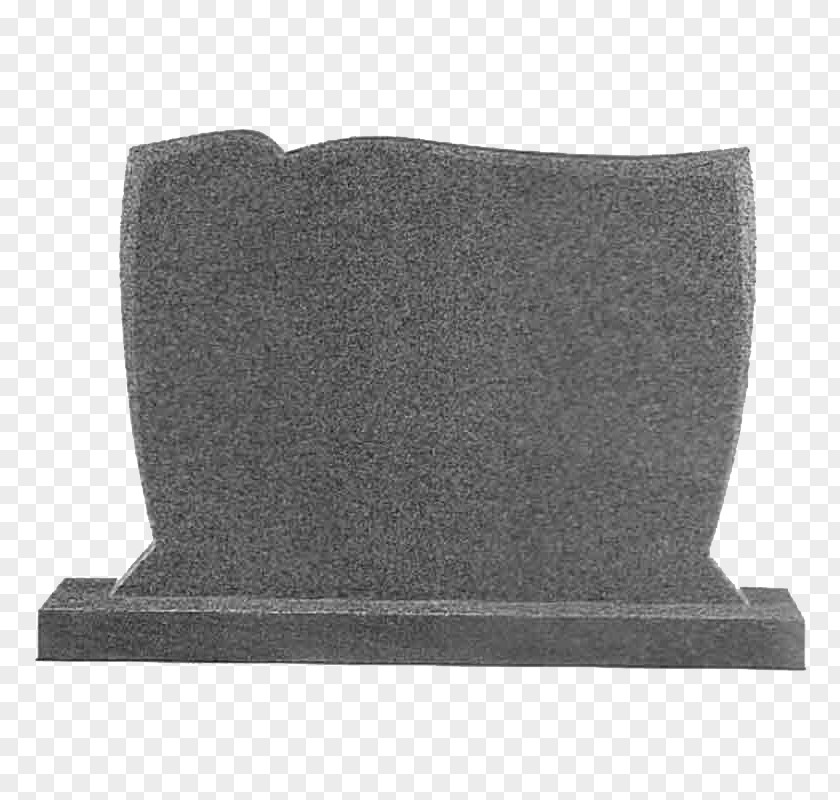 Angle Headstone Granite Memorial PNG